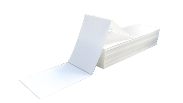 扇形条形码4x6贴纸直接热敏标签防水斑马扇形折叠标签