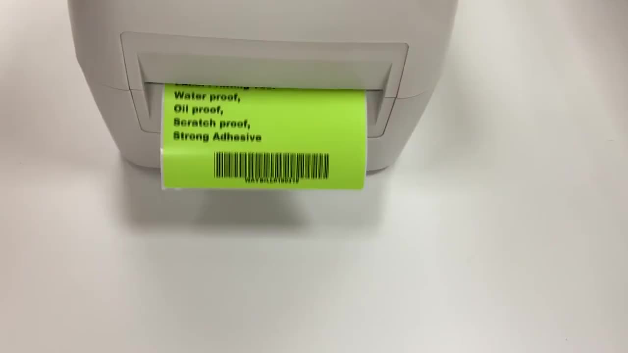 易碎的运输标签贴纸4x6折叠标签条形码标签