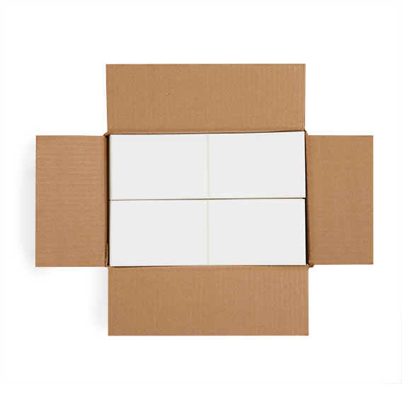 100 x 150mm热敏条形码贴纸，扇形折叠4x6送货地址，用于UPS / DHL Dymo Zebra兼容胶粘剂的4XL标签